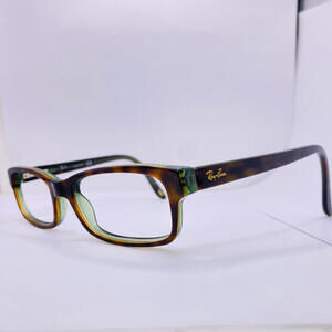 Ray-Ban Eyeglasses Sunglasses RB 5187 2445 50 [] 16 140 MM Green Tortoise